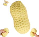 Peanut Squishies, Peanut Shaped Squish Balls,Squeeze Dough Ball ,Soft Stress Relief Sensory Fidget Toys,Soft Stress Relief Sensory Fidget Toys for Adults Anxiety Relief Hand Relax