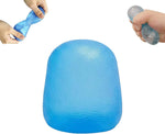 Soft Silicone Squishy Ball – Slow Rising Gumdrop Squeeze Toy for Kids Ages 3+ & Adults, Sensory Desk Toy for Home, Office & Everyday Play (Blue)