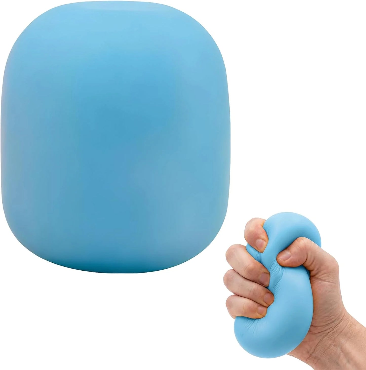 Gum Drop Squeeze Color Changing Squishy, Slow Stress Balls Fidget Sensory Toys for Adults,Gum Drop Shape Fidgets for Pull Stretch Squishy Toy (Blue) - US 1736